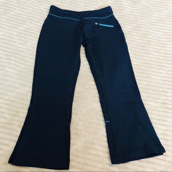 ALO Yoga Pants - ALO Yoga Navy Blue Capri Leggings Active wear SM